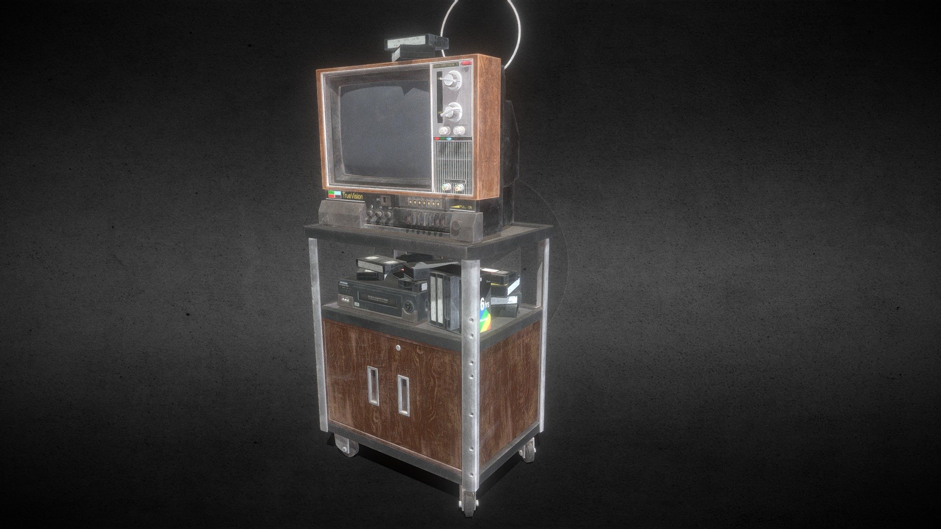 Vintage-tv 3D models - Sketchfab