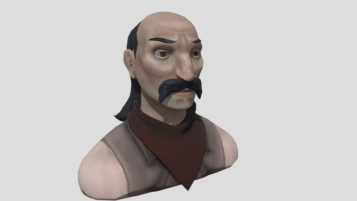 Head Bust 3D Model