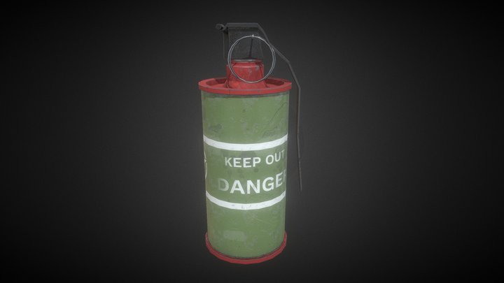 Somke Granade 3D Model