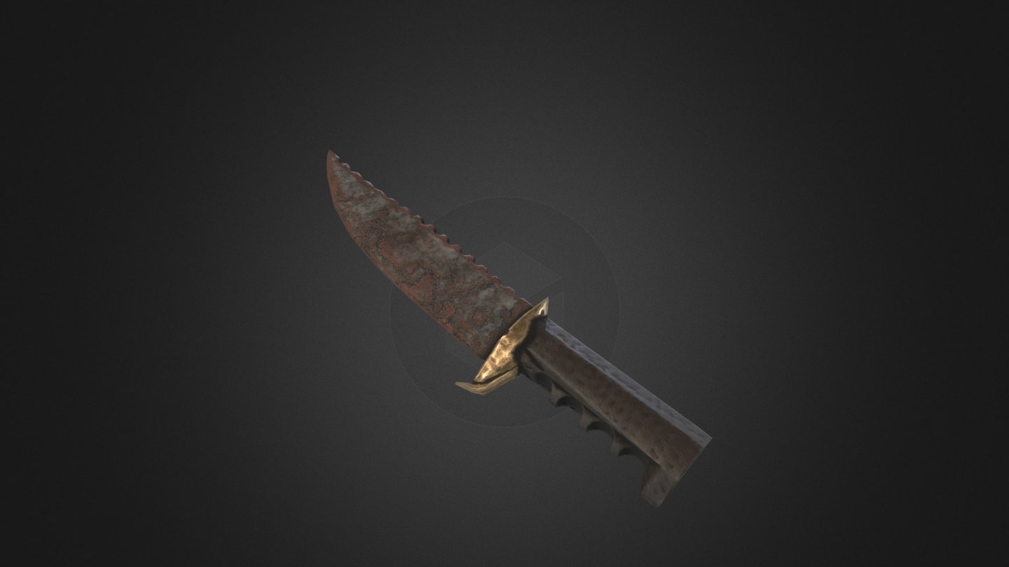 rusty knife - 3D model by mclennan92 [07d904d] - Sketchfab