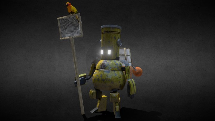 The bird catcher 3D Model