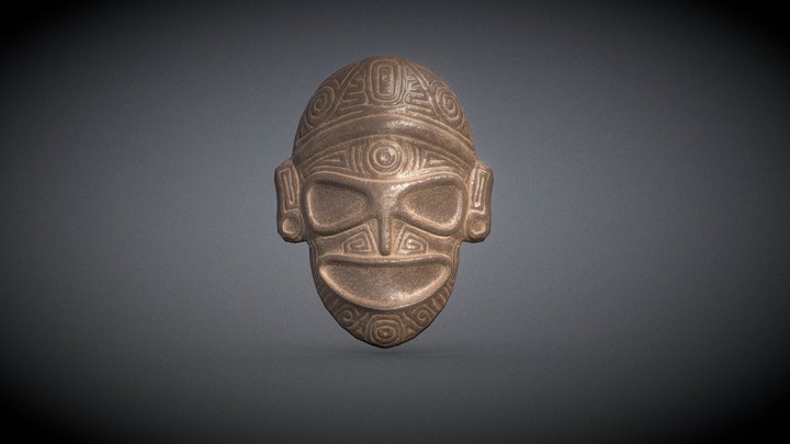 Ancient Mask 3D Model