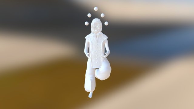 Diablo Huma Obj 3D Model