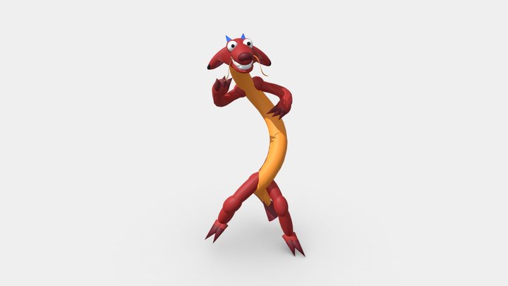 Mushu 3D Model