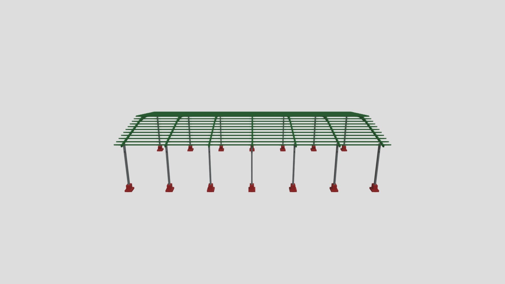 Modelagem Estrutural Barracão 36x18