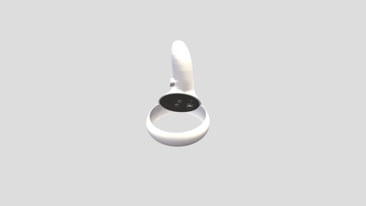 Meta Quest 2 Controller Left 3D Model