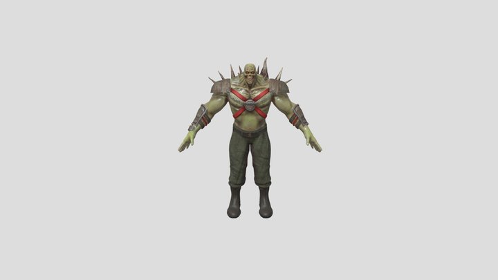 Tank Zombie 3D Model