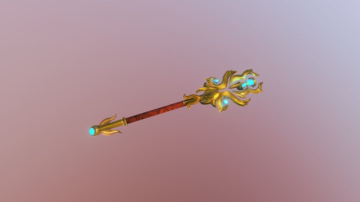 Mana Staff of Power 3D Model