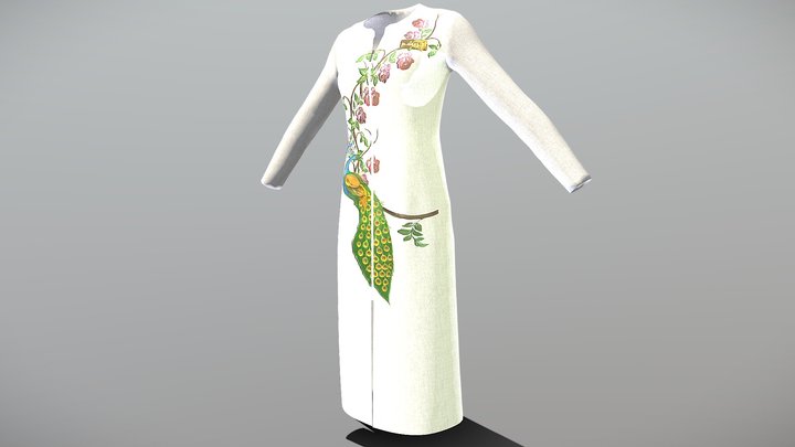 طرح طاووس 3D Model