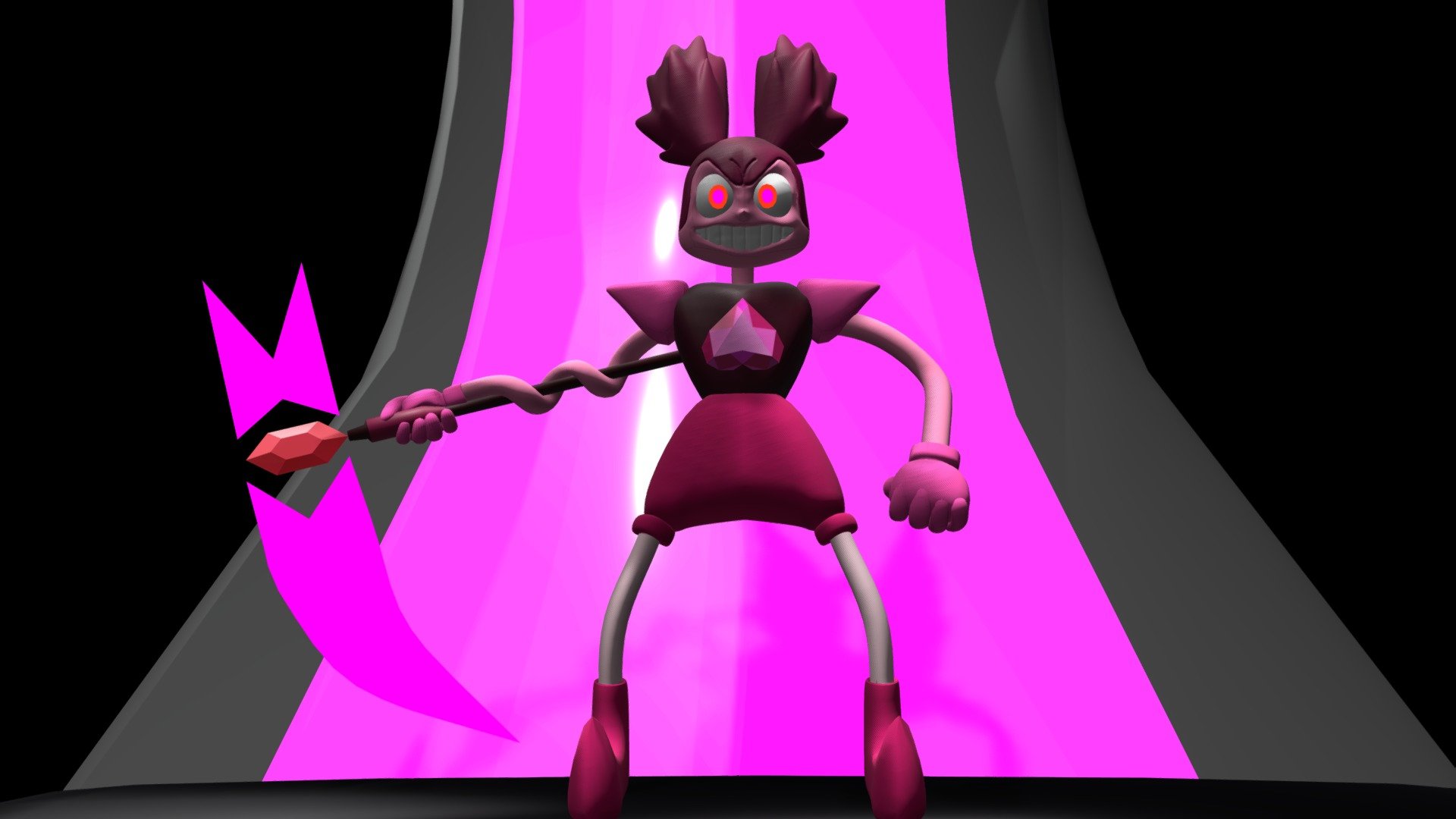 Mad Spinel - 3d Model By Danikochallenge [07de25c] - Sketchfab