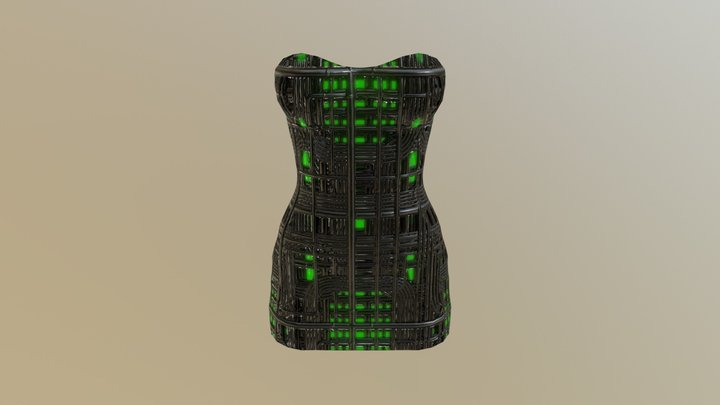 Sci-Fi Dress Concept 3D Model