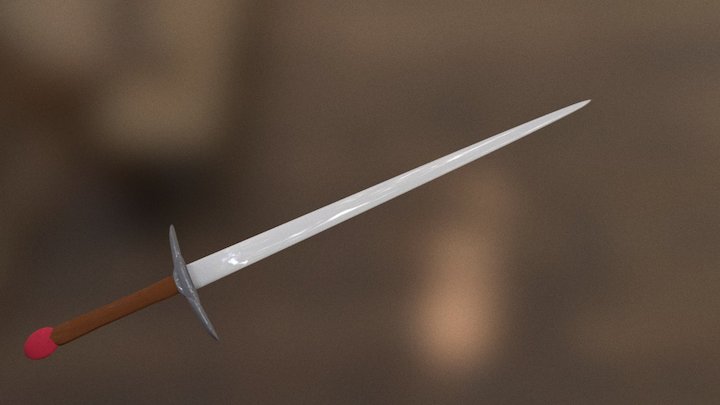 Medieval sword 3D Model