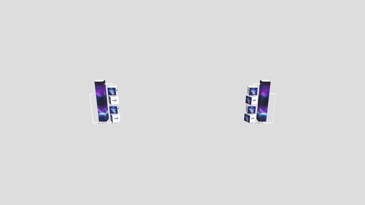 Animated Standee 3D Model