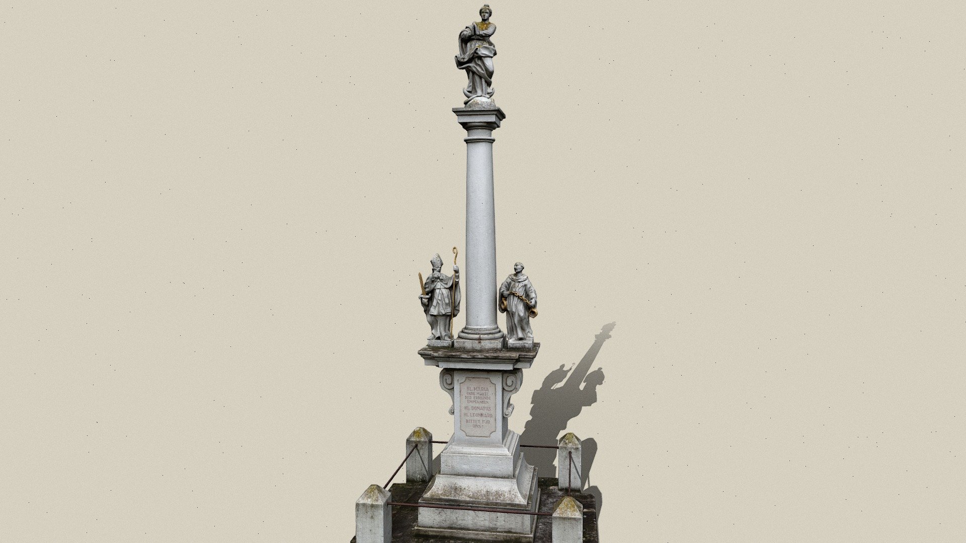 Mariensäule — Sketchfab embed 3D viewer