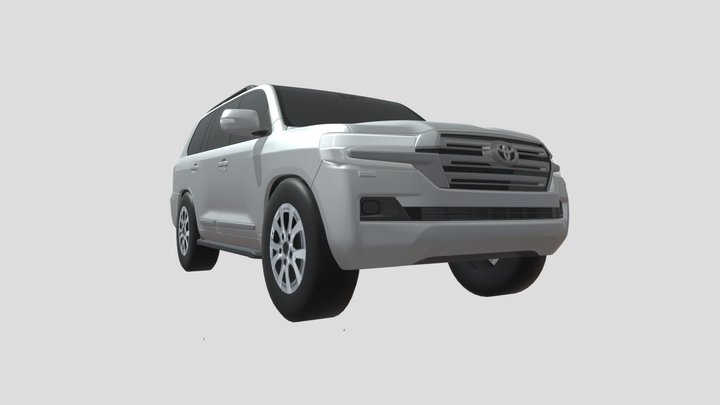 2019 Toyota Land Cruiser 3D Model