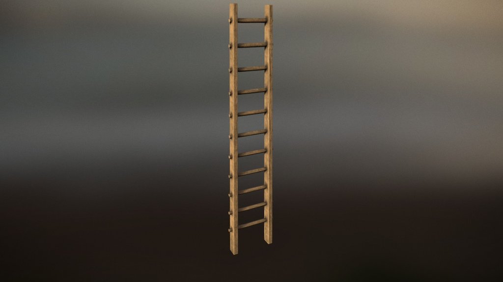 Medieval_Wooden-Ladder - Download Free 3D model by ArcheoteryxFr