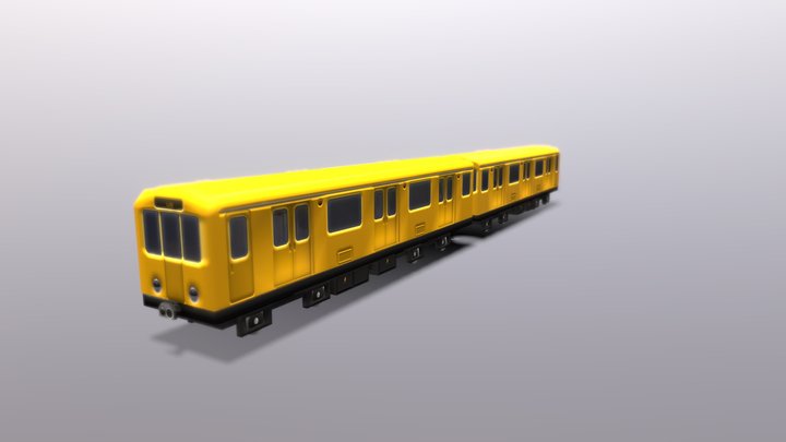 Lowpoly Berlin U-bahn