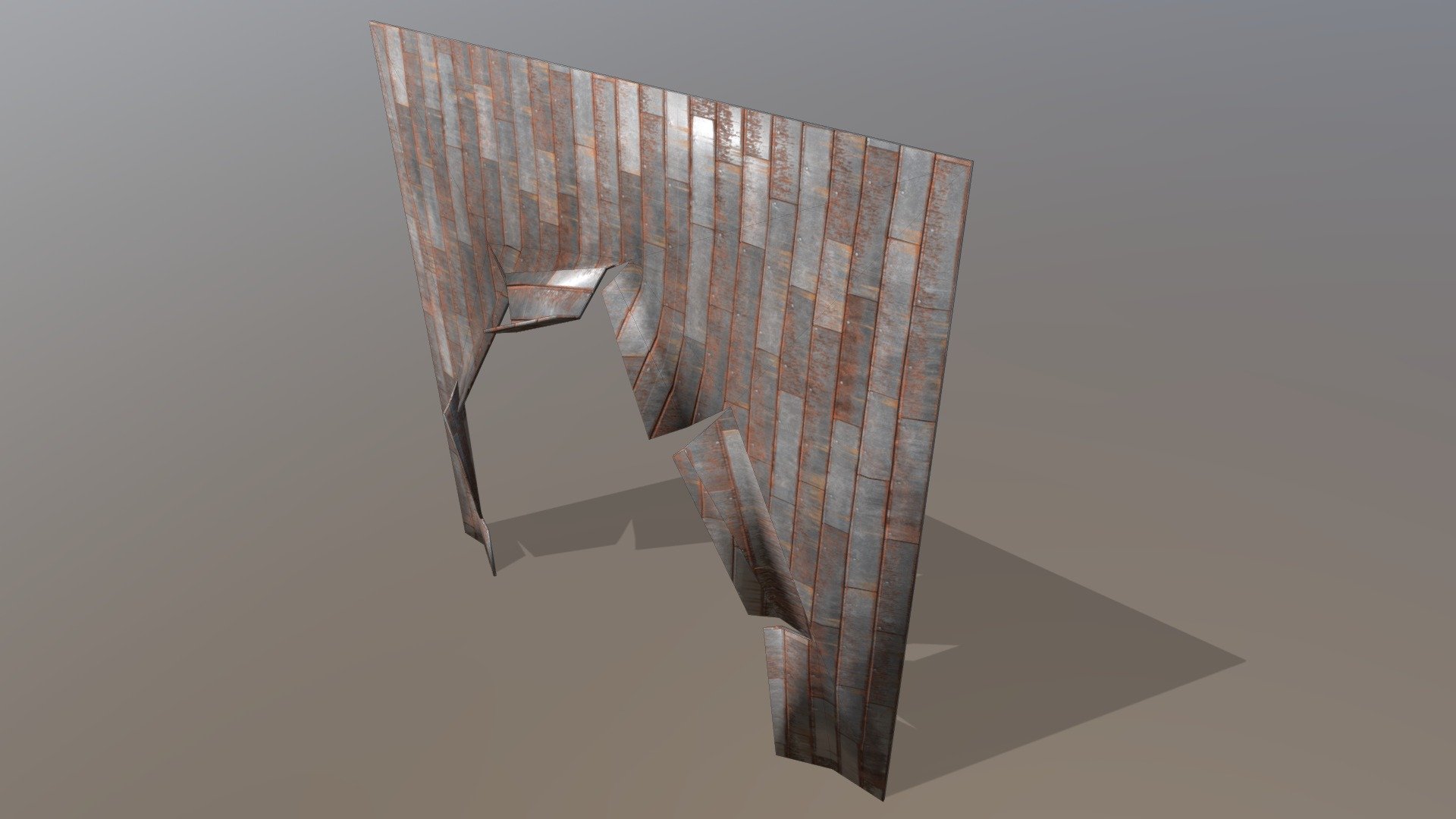 Explosion Hole 3D Model_02