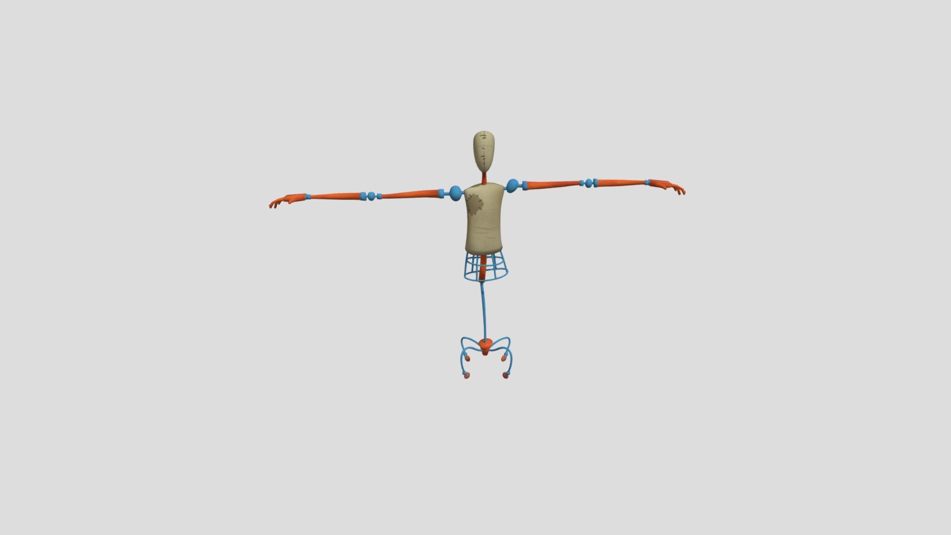 Hello Neighbor Mannequin Download Free 3D model by phillyfilbert