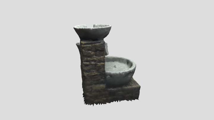Mini Fountain 3D Model