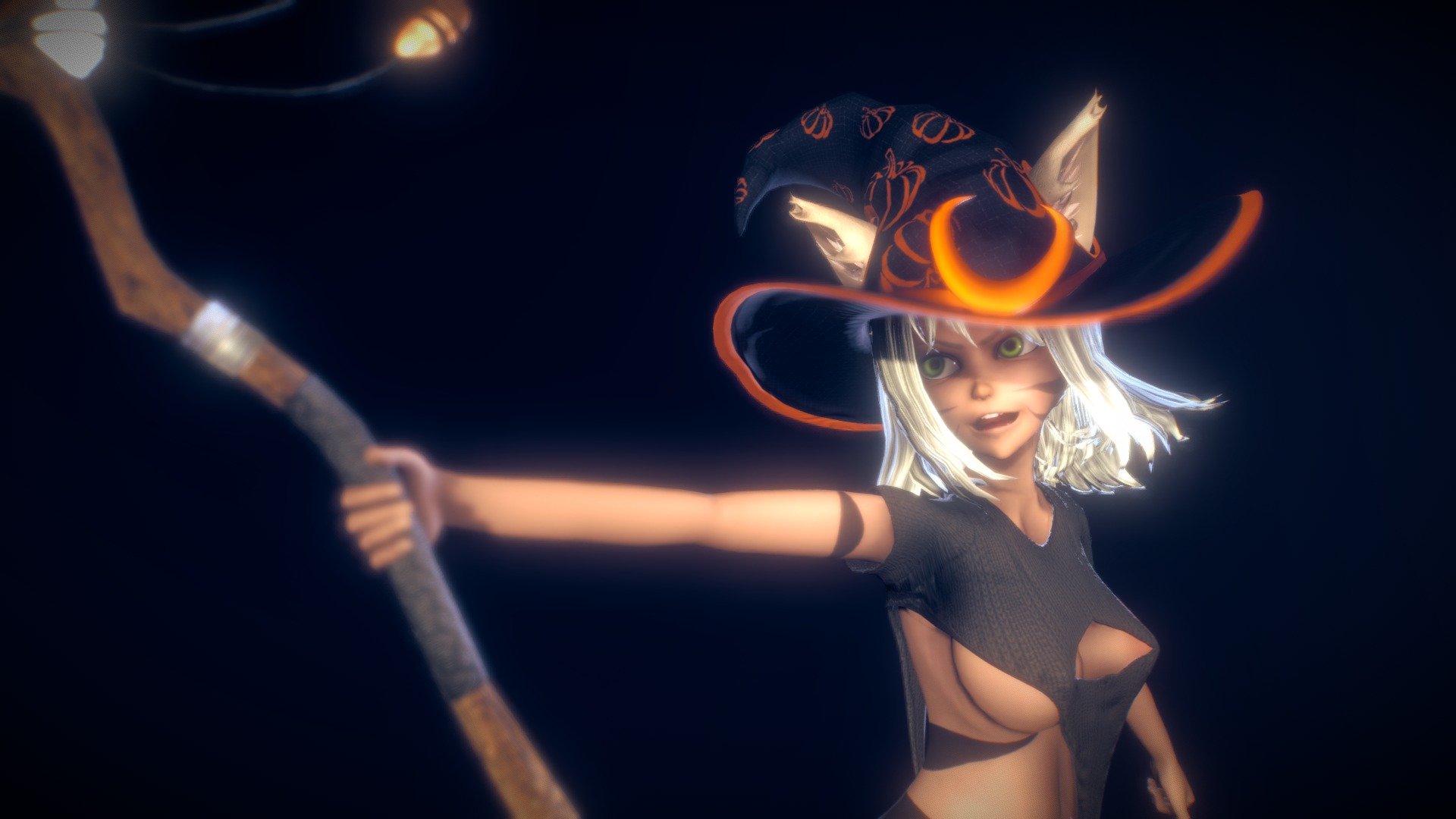 Meru the spirit witch - Download Free 3D model by BigGreen (@BigGreen)  [07e2284]