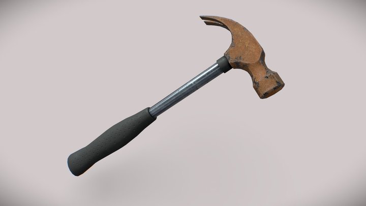 Hammer Tool 3D Model