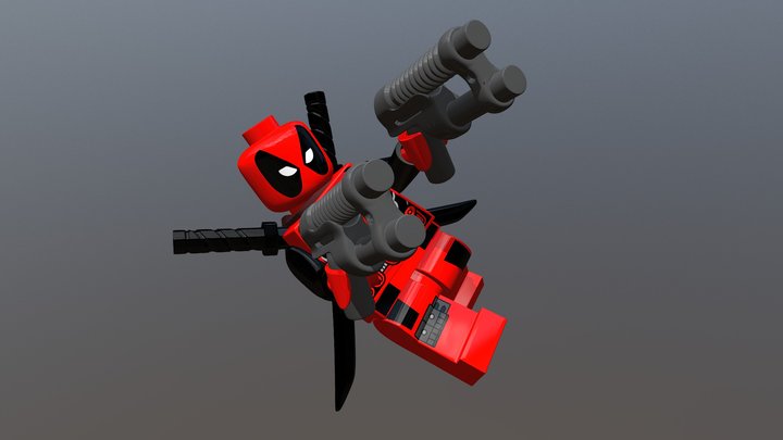 Deadpool Lego 3D Model