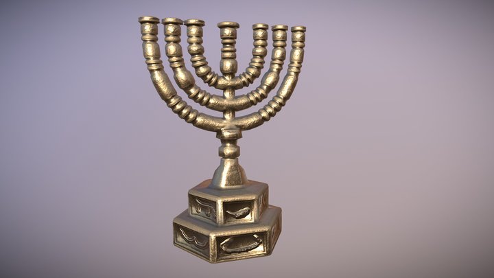 Menora 3D Model