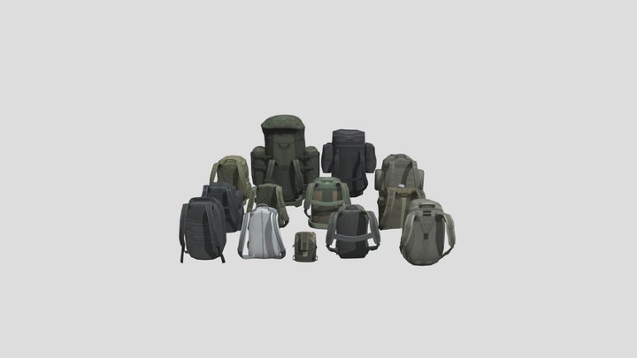 Escape From Tarkov Backpacks For Project Zomboid 3D Model