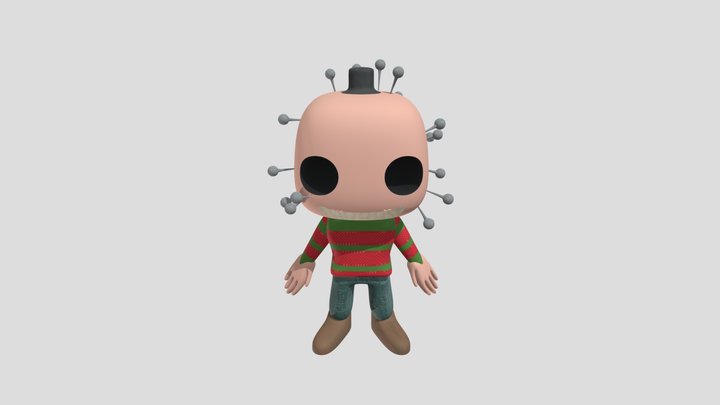 Cartoon Horror Amalgamation 3D Model