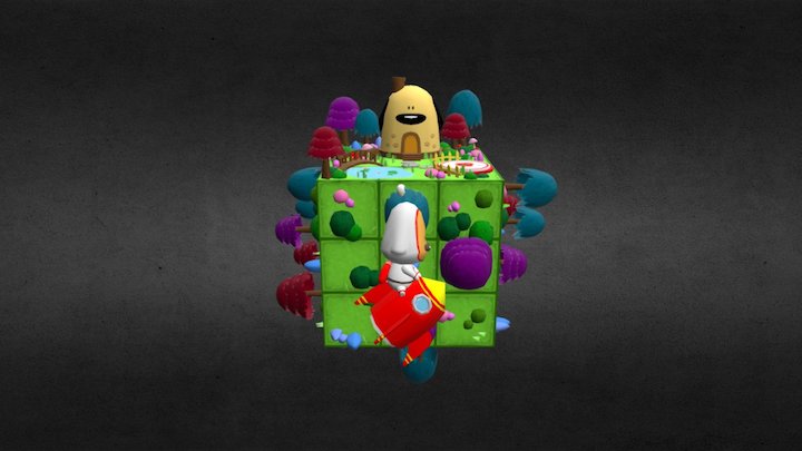 Planet2 3D Model