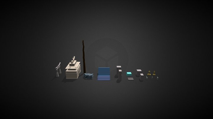 CHINA STYLE ASSETS 3D Model