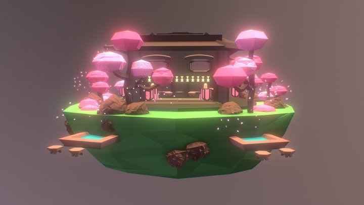 TEMPLE SHOP 3D Model
