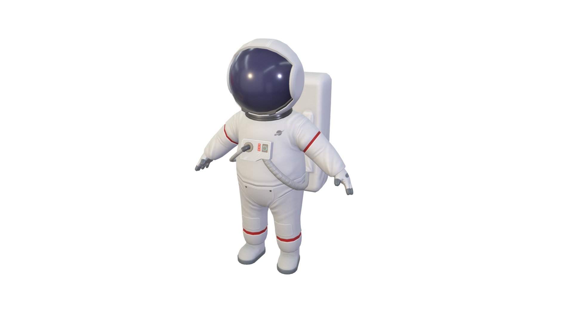 3d astronaut