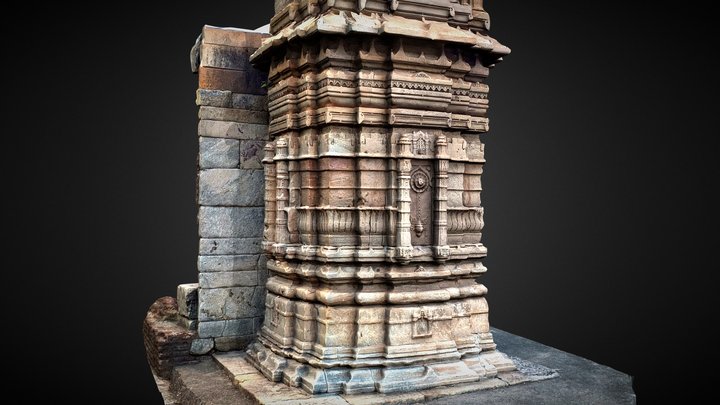 Ek Minar Masjid 3D Model