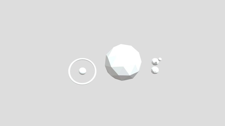 Grace Diaz Revolving Planet 3D Model