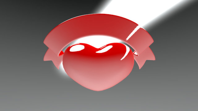 caramel candy heart #pre #pre #draft #preview 3D Model