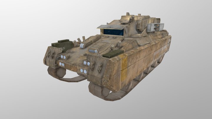 Killzone's ISA Archer Tank 3D Model