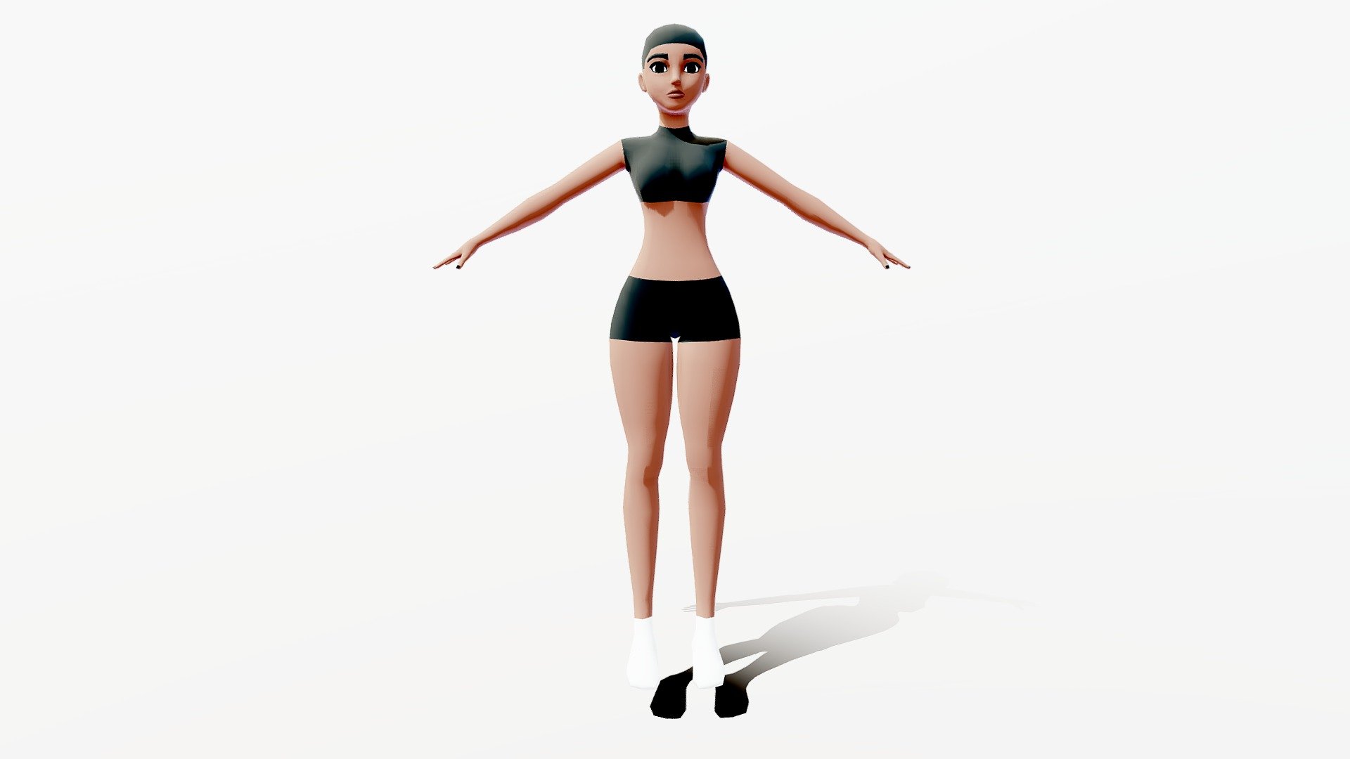 Low Poly Female - Download Free 3D model by Loves_Art [07eeb12] - Sketchfab