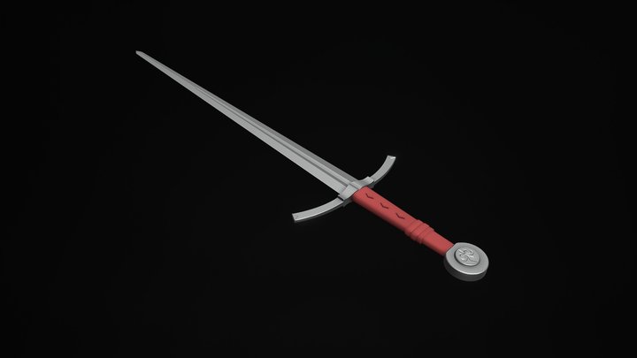 Azincourt bastardsword 3D Model