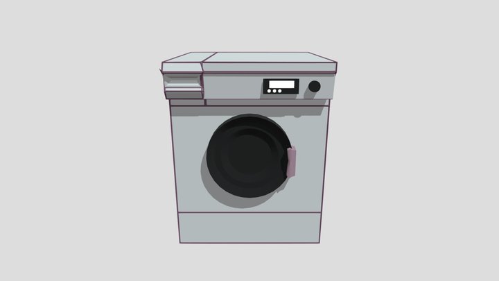 Washing Machine - Çamaşır Makinesi 3D Model
