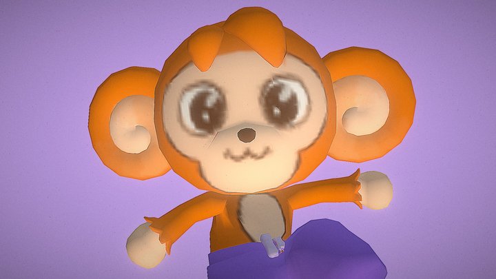 Golden Monkey [Commission] 3D Model