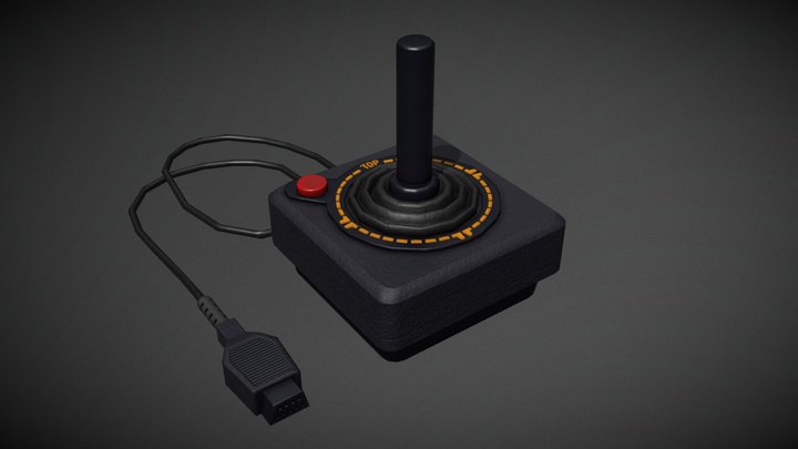 Atari 2600 Controller 3D Model