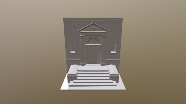 Maring Library Entry 3D Model