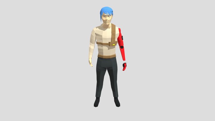 Personagem 3D Low Poly 3D Model