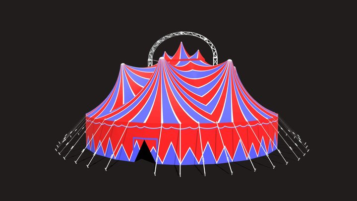 Chapiteau Cirque Europa 3D Model