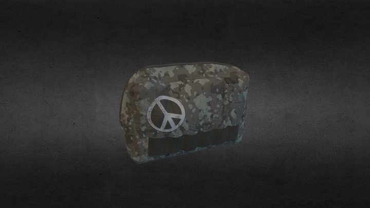 Military bag "Peace" 3D Model
