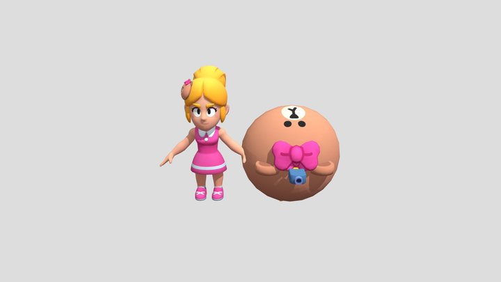 Choco piper brawl stars 3D Model