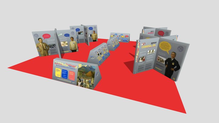 STRAIGHT TROUGH  WIDE AREA 3D Model