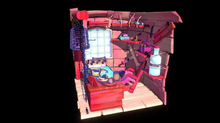 DAE Crib - "The unsinkable  2" 3D Model
